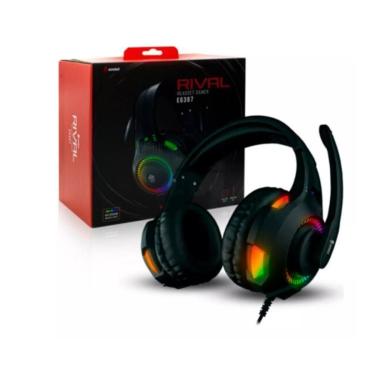 Imagem de Fone de Ouvido com Fio Headset Gamer Usb Evolut Rgb Led Eg-307-Unissex