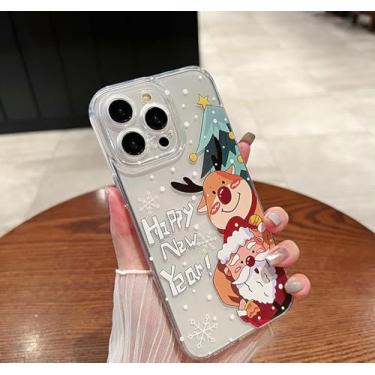 Imagem de Capa para Galaxy S24, Feliz Natal, linda árvore de Papai Noel, capa protetora de silicone macio à prova de choque, proteção contra quedas, capa para celular compatível com Galaxy S24 Xmas1