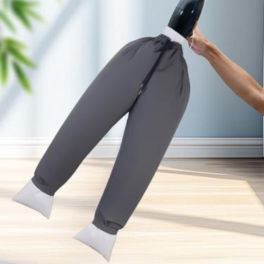 Imagem de Saco de roupa reutilizável para roupas delicadas, proteção e prevenção de rugas para uso na secadora (calça comprida branca)