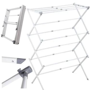 Imagem de Varal Vertical Retrátil 10Kg Design Inteligente E Funcional