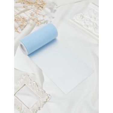 Imagem de Fita de tule de 25 metros, fitas de malha decorativa, tecido de tule azul Alice, tecido de carretel de rolo de gaze, acessórios de vestuário para boneca faça você mesmo à mão borboleta véu de