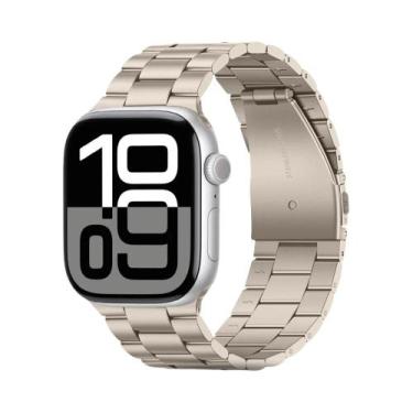 Imagem de Pulseira De Metal Em Aço Inoxidável Para Apple Watch 46 42mm Ultra3 49
