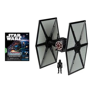Imagem de STAR WARS Mico Galaxy Squadron TIE Fighter (Battle Damage) Pacote misterioso: veículo leve de classe armadura de 3 polegadas e veículo de classe explorador com acessórios, exclusivo da Amazon