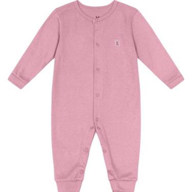 Imagem de Macacao longo sued bebe menina prematuro 2916 - Kiko baby, Rosa, Prema