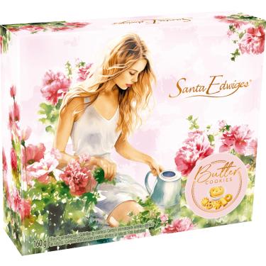 Imagem de Biscoito Amanteigado Butter Cookies Danish Presente Santa Edwiges 160g