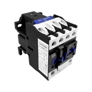 Imagem de Contator trifásico modelo cjx2-2501 +1nf bobina 24v (n125) - ENG Autom