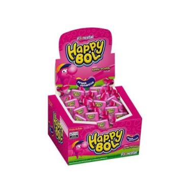 Imagem de Chiclete Florestal Happy Bola Tutti Frutti 140g
