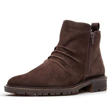 Imagem de Bota Masculina Pierrô cano curto conforto couro legítimo cor castor, 3