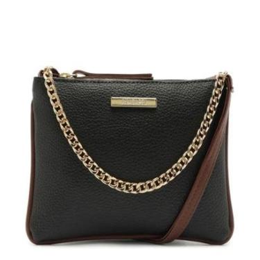 Imagem de Bolsa Anacapri Tiracolo Média Corrente Preto-Feminino