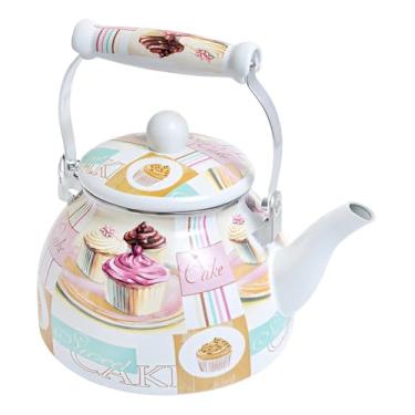 Imagem de Chaleira Esmaltada de indução Elegance Vintage 2,5 litros - Charm Cake