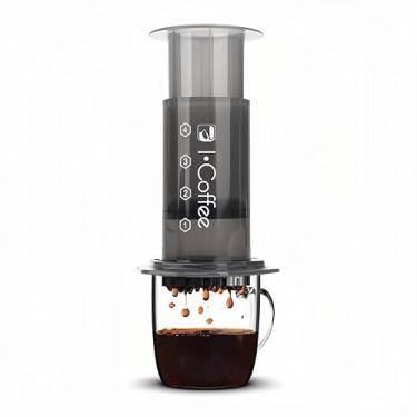 Imagem de Cafeteira Portátil Tudo em Um com Prensa Francesa, Pour Over e Café Espresso para Viagem, Camping e Casa