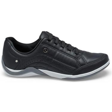 Imagem de Tênis Casual Feminino Kolosh Macio Conforto Palmilha Gel, Preto, 36