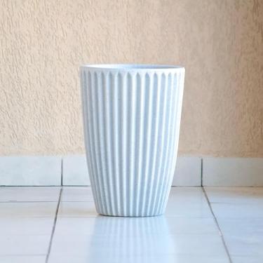 Imagem de Vaso de Planta Grande Decorativo Coluna Romana 46x32 Luxo Moderno em Polietileno (Cinza)