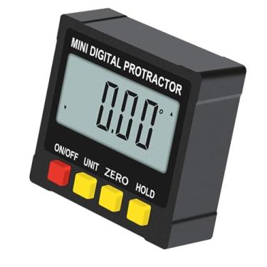 Imagem de RNXRZANK Nível Digital de Bolso com Medidor de ângulo, Precisão de ±0,2°, Multifuncional, para Engenheiros, 6,35 X 6,35 X 2,54 Cm (2,5 X 2,5 X 1 Polegada), com