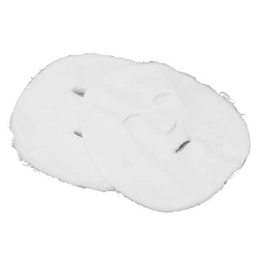 Imagem de Máscara facial de gaze, 100 peças, macia, altamente absorvente, faça você mesmo, salão de beleza, cuidados com a pele, descartável, folha de máscara facial pré-cortada para uso