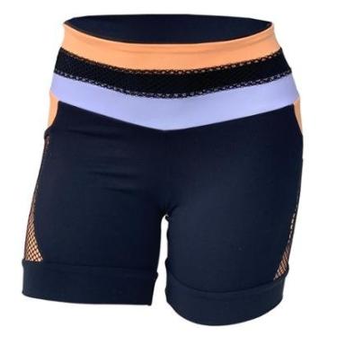 Imagem de SHORTS COM TELA E BOLSO LATERAL DA MODAS TECIDO EM POLIAMIDA COM PROTEÇÃO UV-Feminino