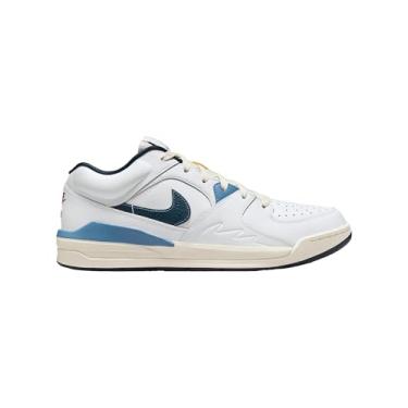 Imagem de Tênis masculino Jordan Stadium 90 (HM3713-141, branco/marfim pálido/tempestade do mar egeu/azul marinho) tamanho 40
