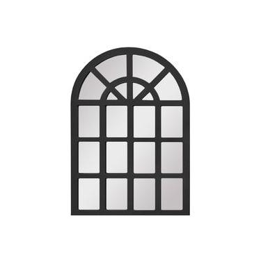 Imagem de Espelho Decorativo Vitral 84x64cm Capela Preto