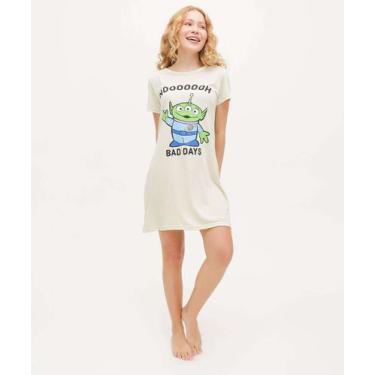 Imagem de Camisola Manga Curta Estampa Toy Story Disney-97016, Verde, M