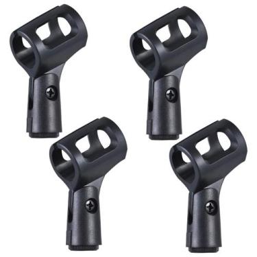 Imagem de Kit Com 04 Suportes Cachimbos Para Microfone Com e Sem Fio - Theodor