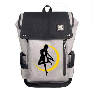 Imagem de Mochila Sailors Moons Tsukinos Usagis Anime School 44cm