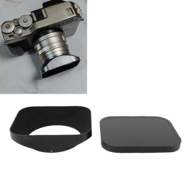 Imagem de Fabater Lente de Rosca de Filtro de 67 Mm, Parafuso Quadrado da Capa da Lente de 67 Mm na Sombra Capa Câmera Em Liga de Alumínio Com Tampa Frontal Preta