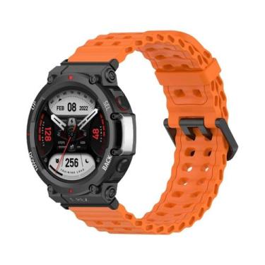 Imagem de Pulseira Esportiva Respirável De Silicone Elástico Bicolor Para Amazfi