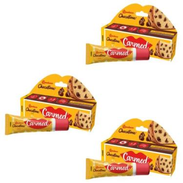 Imagem de Carmed Bauducco Chocotone 10g Protetor Labial Kit C/3