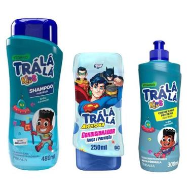 Imagem de Kit Shampoo + Condicionador + Creme de Pentear Trá Lá Lá Nutrikids  Ph