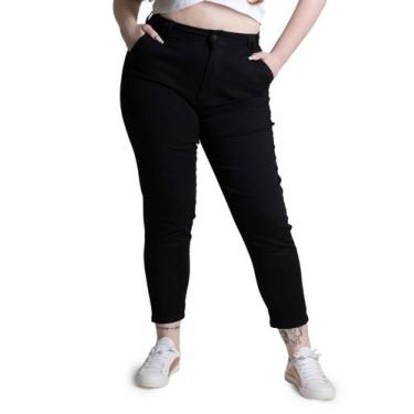 Imagem de Calça Sarja Sawary Plus Size - 275271 - BLACK 50, Preto, 50