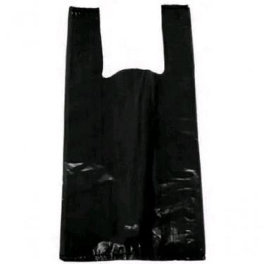 Imagem de Sacolas Plasticas Reciclada Recuperada Preto 1kg