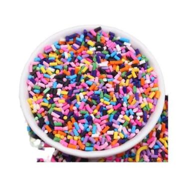 Imagem de Fatias Cilíndricas Coloridas De Polímero Para Slime DIY, Acessório De 