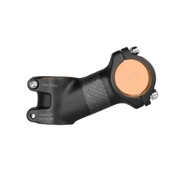 Imagem de Mesa de guidão de 31,8 mm para bicicletas MTB e de estrada, com ângulos de 25/35 graus e distâncias cúbicas de 60/70/80/90/100/110 mm.(25 Degree 70mm)