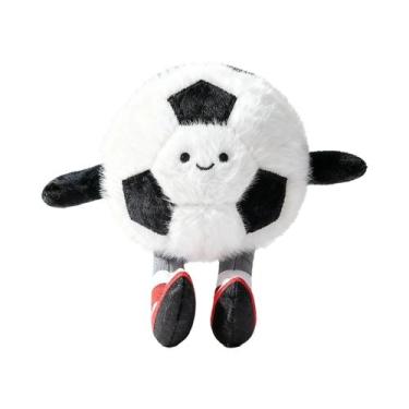 Imagem de Chaveiro De Pelúcia Esportivo Fofo: Basquete, Tênis, Badminton, Futebo