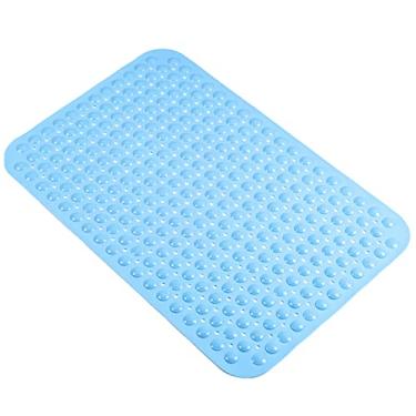 Imagem de Tapete de Chuveiro com Massagem Pés Adsorção Copo Sucção Partículas Lavável para Banheiro e Banheira