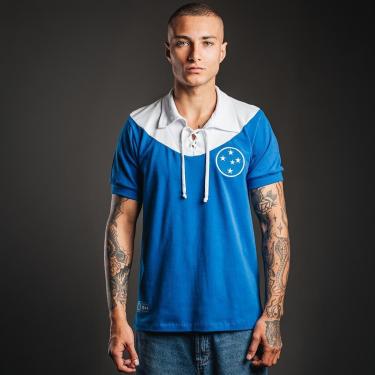 Imagem de Camisa Cruzeiro Retrô 1944 Masculina-Masculino
