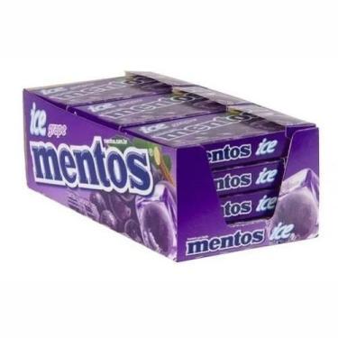 Imagem de Bala slim box ice vários sabores com 12 unidades - Mentos, GRAPE