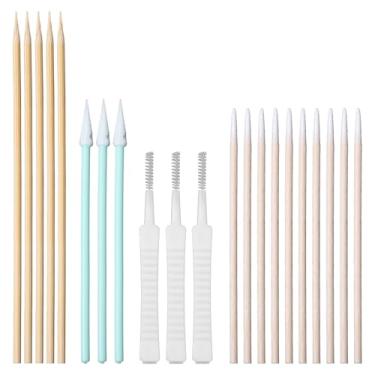 Imagem de Kit de ferramentas de limpeza de porta de carregamento de telefone, mini escovas antientupimento, limpador, mini escovas redondas macias, ferramenta de limpeza multifuncional para alto-falante, porta