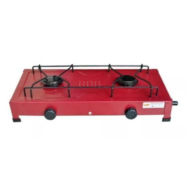Imagem de Fogão a Gás 2 Bocas Portátil Baixa Pressão ROA