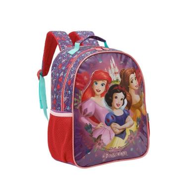Imagem de Mochila Costas Escolar Infantil Princesas Disney Bolsa 14L