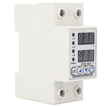 Imagem de Acouto Protetor de Tensão de Reinicialização Automática Digital Com Display para Casa e Hotel 2P 220V AC 63A Dispositivo de Sobre/subtensão