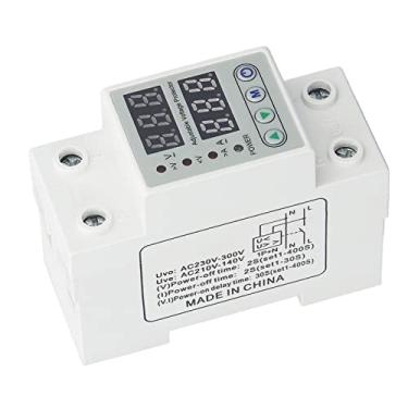 Imagem de Acouto Protetor de Tensão 2P Com Display Digital Inteligente AC220V 40A Redefinição Automática do Dispositivo de Sobre/subtensão (40A)