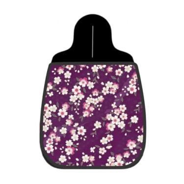 Imagem de Lixeira De Carro Organizador Lixinhocar Flor Cerejeira Roxo