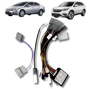 Imagem de Chicote Com Canbus Para Central Multimídia Civic G9 2012 a 2016 CRV 2012 a 2016