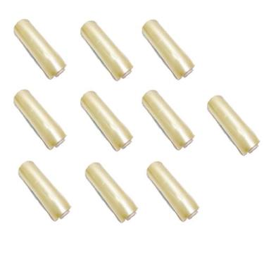 Imagem de 10 Rolos Bobina Plastico De Filme Pvc 28cm X 300 Metros - Guarufilme