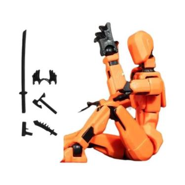 Imagem de Boneco De Ação Robô Transformável Impresso Em 3D Para Crianças, Brinqu