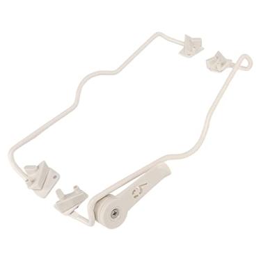 Imagem de Leapiture Estrutura de proteção de scooter elétrica branca Suporte de proteção de scooter de aço inoxidável Estrutura de proteção de scooter com cinta de pé Durabilidade leve para