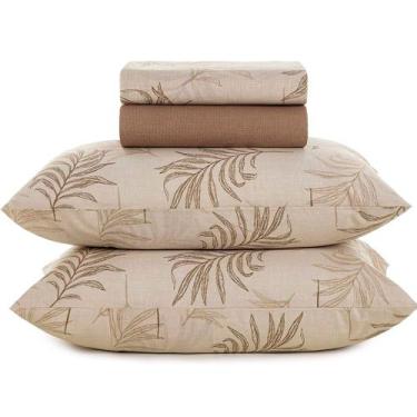 Imagem de Jogo de Cama Queen Karsten 100% Algodão Percal 160 Fios, SILAS