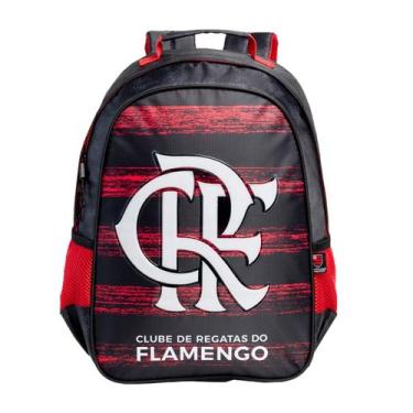 Imagem de Mochila De Costas Clube De Regatas Flamengo Infantil Escolar Cor:Preto