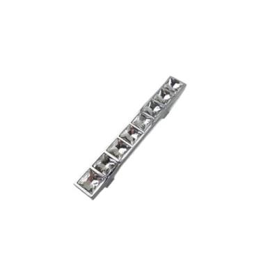 Imagem de CXYFQUUK Puxador de diamante de vidro cristal ferragens para móveis puxadores de gaveta de porta deslizante guarda-roupa armários de cozinha armário armário puxadores de cômoda 2 peças (64 mm)